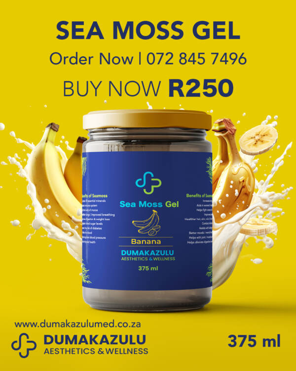 🍌 Banana Sea Moss Gel 375 ml