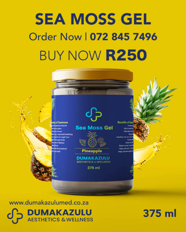Pineapple Sea Moss Gel 375ml